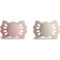 Frigg Lucky Silicone Pacifier Blush Cream 6-18M 2uds