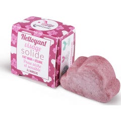 Lamazuna solid Gesichtsreiniger trockene und empfindliche Haut Hibiskus 25g