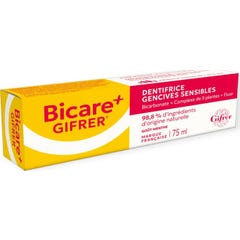 Gifrer Bicare + Dentífrico Encías Sensibles Flúor 5 Plant 75 ml