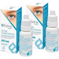 Farline Gocce Idratanti con Acido Ialuronico 0,2% 2x15 ml
