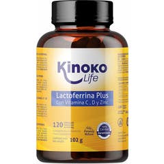 Kinoko Life Lactoferrina Plus con Vitamina C D y Zinc 120caps