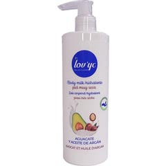 Lovyc Body Milk Hidratante Aguacate Argan Piel Muy Seca 400ml