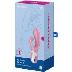 Satisfyer Air Pump Bunny 2 Rosa Antiguo 1ud