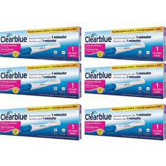 Clearblue Pack Prueba de embarazo 1 minuto 6 Pruebas