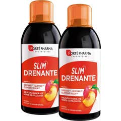 Forté Pharma Turboslim Drenante Melocotón 2x500ml