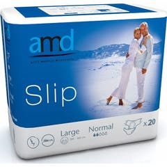 Amd Pañales Incontinencia Breve Azul Normal Tl 20 uds