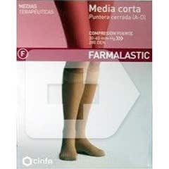 Farmalastic medía corta (a-d) compresión fuerte puntera cerrada T5 1u