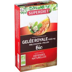 Super Diet  Jalea Real Orgánica 20 ampollas de 15ml