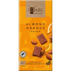 iChoc Vegansk chokolade Orange Almond Bio 80g