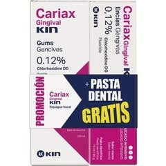 Kin Cariax Gingival Pack Colutorio 250ml + Pasta Dental