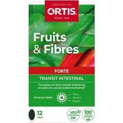 Ortis Fruit & Fiber Forte Intestinal Transit Fast Action 12 Comp