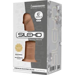 Silexd® Premium Silicone Dildo Dual Density Model 2 1ud