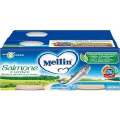 Mellin Papilla Salmón 4x80 g
