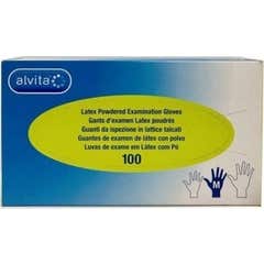 Alvita Guanti Latt Mono 100Pz M