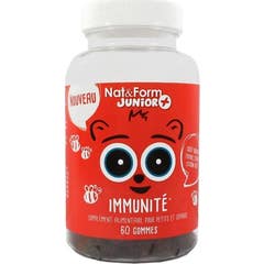 Nat & Form Junior Super Ursinho Imunidade Gomas 60 Unidades