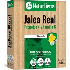 Naturtierra Royal Jelly, Vitamine C en Propolis 10 Ampullen