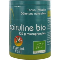 Green Flamingo Spirulina Microgranules 120g