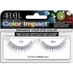 Ardell Pestañas Color Impact 110 Blue 1 Par