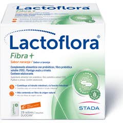 Lactoflora Fibra+ Sabor Naranja 28 sobres