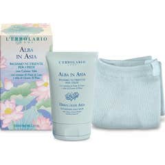 L'Erbolario Alba In Asia Set Nährbalsam Füße + Socken 100 ml