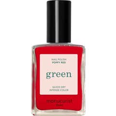 Manucurist Green Esmalte de Uñas Poppy Red 15 ml