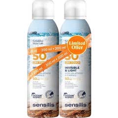 Sensilis Body Spray Dry Touch SPF50 2x200 ml