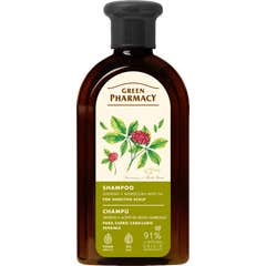 Green Pharmacy Champú Ginseng Menta Marroquí Cuero Sensible 350 ml