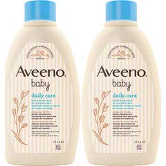 Aveeno Baby Pack Bagno Delicato per Pelli Sensibili 2x250ml