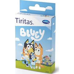 Hartmann Bluey Tiritas 3 Tamaños 12uds