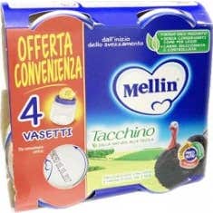 Mellin Omog Tacchino 4X80G
