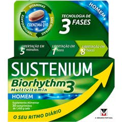 Sustenium Biorhythm 3 Multivitamin Homem 30comp