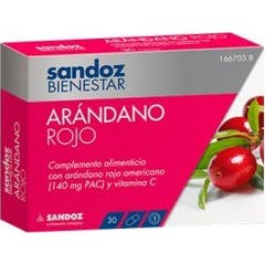 Sandoz Bienestar arándano rojo Cranberry 30cáps