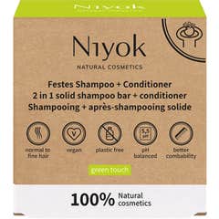 Niyok Solid Shampoo + Conditioner Green Touch 80 g