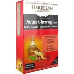 Herbal Ginseng Royal Jelly 20 phials of 15ml