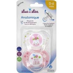 Luke und Lea Duo Chupete Anatómico 0-6 Meses 2ud