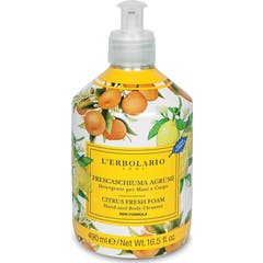 L'Erbolario Frescaschiuma Agrumi Detergente Mani Corpo 490ml