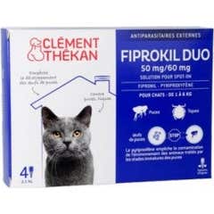 Fiprokil Duo Chat 4 Pipetas 0 5Ml
