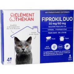 Fiprokil Duo Chat 4 Pipetas 0 5Ml