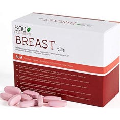 500cosmetics Breast 60 Tablets x5