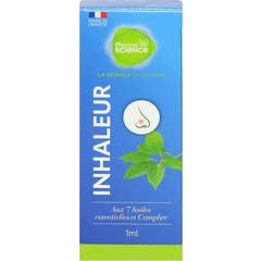 Pharmascience Inhalador 7 Aceites Esenciales y Alcanfor 1ml