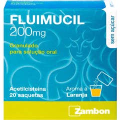 Fluimucil Acetilcisteína 200mg 20 Saquetas