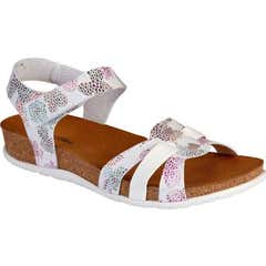 Bruman Chut Br3233 B Blanco Floreado Talla 36 1 par