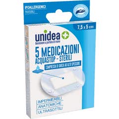 Unidea Apósito Estéril Delicado Tnt 7,5x5cm 5uds