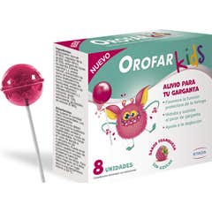 Orofar Kids Piruletas Picor Garganta Sin Azúcar 8uds
