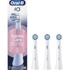 Oral-B Io Gentle Care Cepillo Eléctrico Recarga Blanco 3 uds