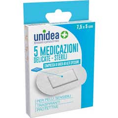 Unidea Apósito Impermeable Estéril 7,5x5cm 5uds