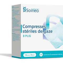Soineo Compresas Esteriles Gasa 10X10Cm 25uds