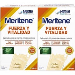 Il gusto di vaniglia Meritene™ scuote 2 buste da 15