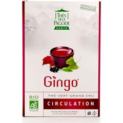 Pagoda Teas Gingo Økologisk Grøn Te Cirkulation 60uts