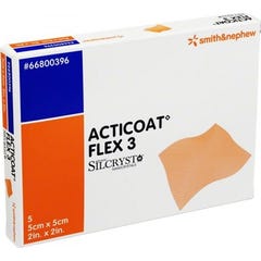 Acticoat Flex 3 Cm 5X5 5Pcs